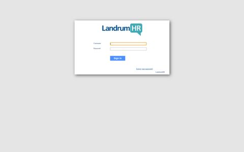 Landrum HR - Login - PrismHR