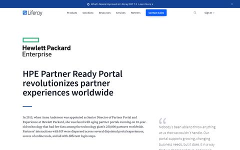Hewlett Packard Enterprise - Liferay