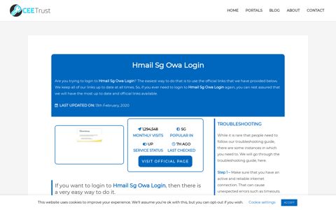 Hmail Sg Owa Login - Find Official Portal - CEE Trust