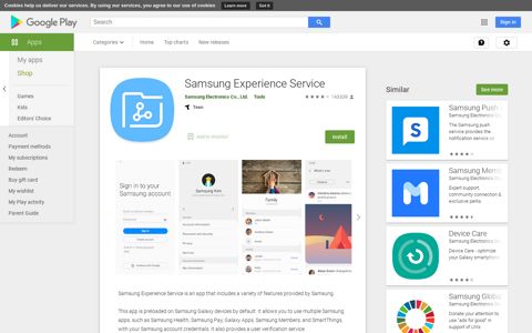 Samsung Experience Service - Apps on Google Play