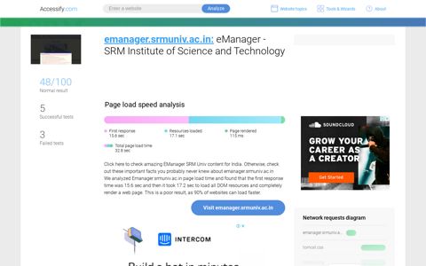 Access emanager.srmuniv.ac.in. eManager - SRM Institute of ...