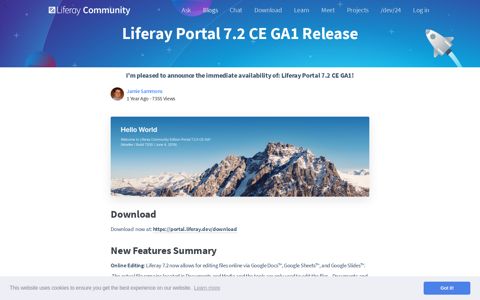 Liferay Portal 7.2 CE GA1 Release - Liferay Community