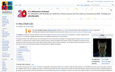 G-Man (Half-Life) - Wikipedia