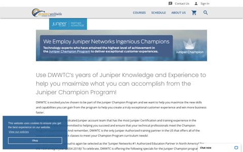 Juniper Networks Champions - DWWTC