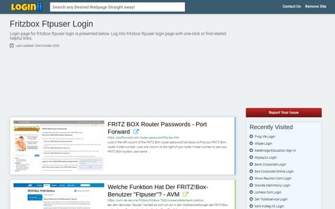 Fritzbox Ftpuser Login | Accedi Fritzbox Ftpuser