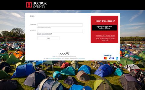 Hotbox Events PAAM Application for Music Festival ...