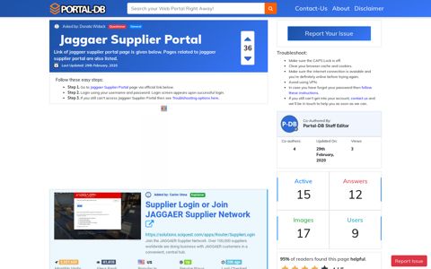 Jaggaer Supplier Portal