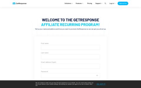 the GetResponse Affiliate Recurring Program!