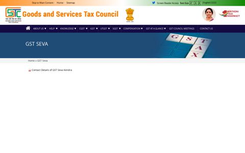 GST Seva | Goods and Services Tax Council