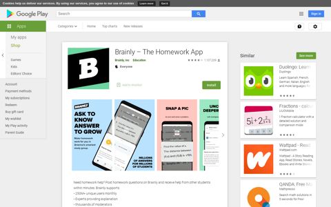 Brainly – The Homework App - Apps on Google Play
