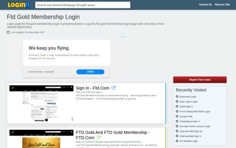 Ftd Gold Membership Login - Loginii.com