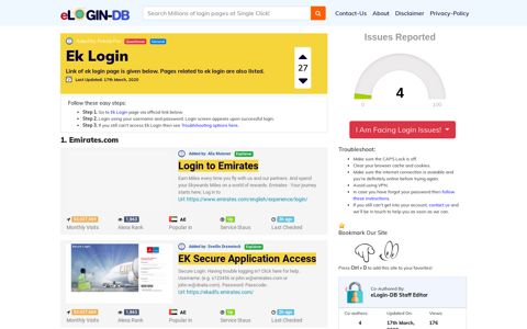 Ek Login - A database full of login pages from all over the ...