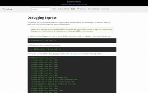Debugging Express - Express.js