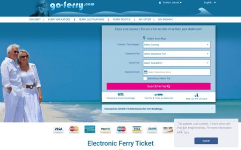 Electronic Ferry Tickets | go-Ferry.com