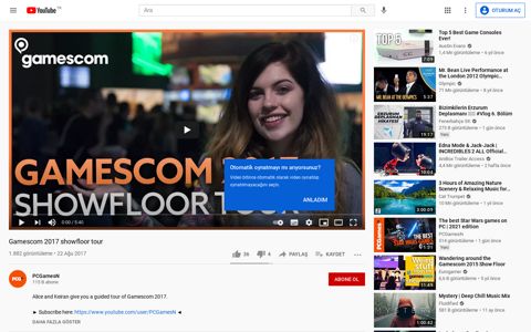 Gamescom 2017 showfloor tour - YouTube