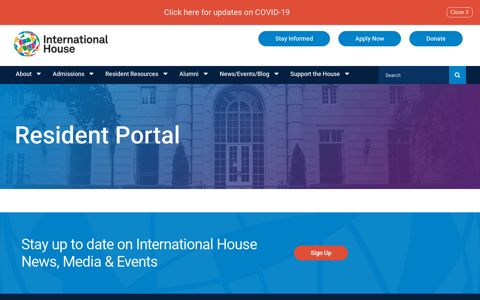 Resident Portal | International House