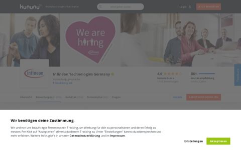 Infineon Technologies Germany Bewerbung: 91 ... - kununu
