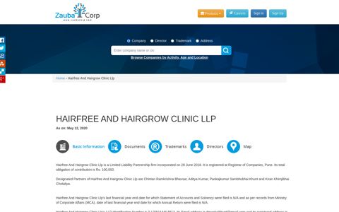 HAIRFREE AND HAIRGROW CLINIC LLP - Company ...