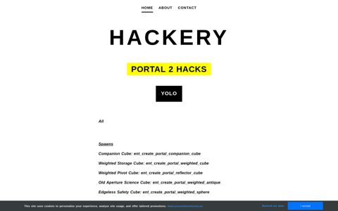 portal 2 hacks - Weebly