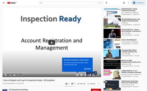 1 How to Register and Log In to Inspection Ready ... - YouTube