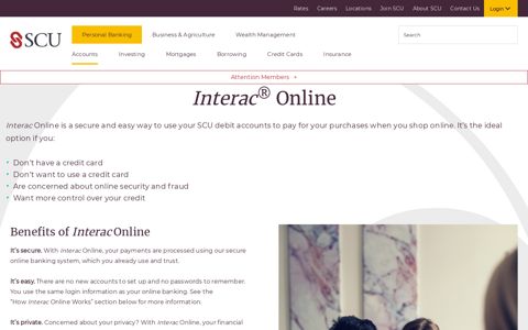 Interac® Online | Steinbach Credit Union
