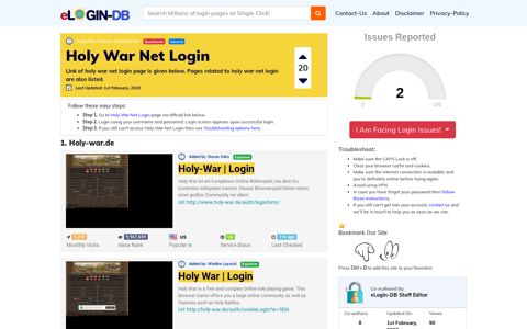 Holy War Net Login - штыефпкфь login 0 Views