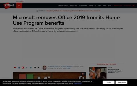 Microsoft removes Office 2019 from its Home Use Program ...