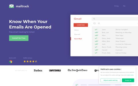 Email tracking for Gmail — Mailtrack