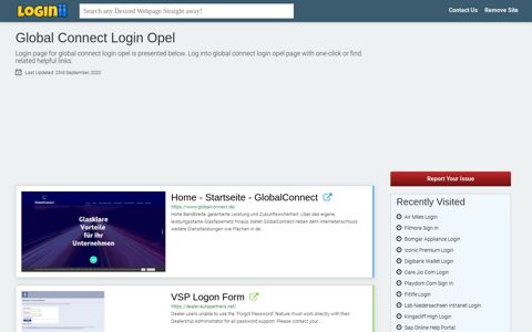 Global Connect Login Opel - Loginii.com