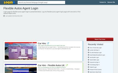 Flexible Autos Agent Login - Loginii.com