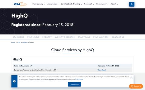HighQ | Cloud Security Alliance