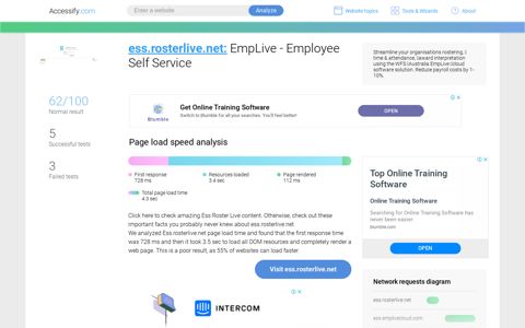 Access ess.rosterlive.net. EmpLive - Employee Self Service