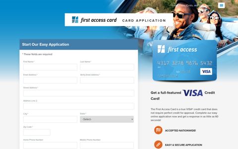 First Access Card Application