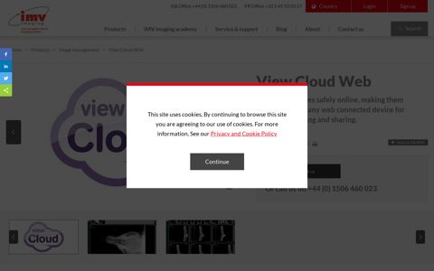 View Cloud Web | IMV imaging