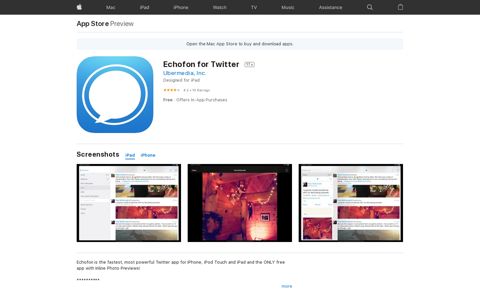 ‎Echofon for Twitter on the App Store - Apple