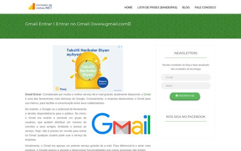 GMAIL ENTRAR 🥇 Entrar no Gmail 🥇 【WWW.GMAIL.COM】