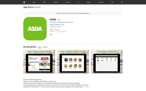 ‎ASDA on the App Store