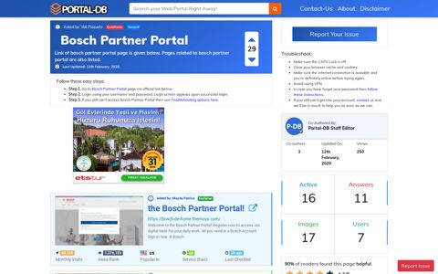 Bosch Partner Portal