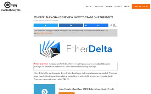 Guide to Etherdelta Exchange: How to Trade on Etherdelta