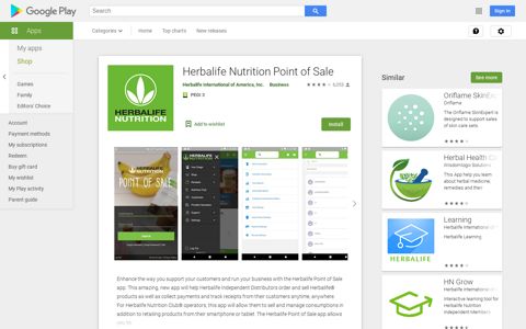 Herbalife Nutrition Point of Sale – Apps on Google Play