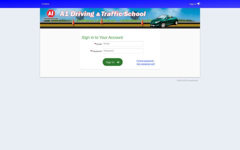 drivers ed login - A1 Driving School