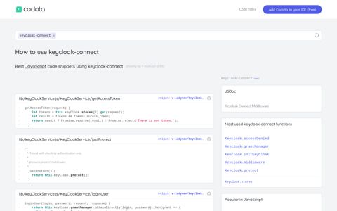 keycloak-connect JavaScript and Node.js code examples ...