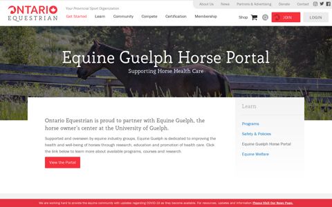 Equine Guelph Horse Portal - Ontario Equestrian