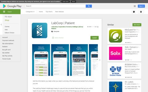 LabCorp | Patient - Apps on Google Play