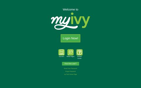 MyIvy at Ivy Tech