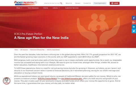 Future Perfect Plan Online | ICICI Prulife