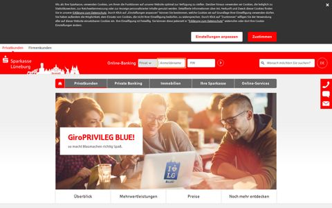 GiroPRIVILEG Blue! - Sparkasse Lüneburg