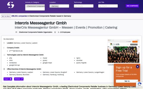 Intercris Messeagentur Gmbh Profile: Details & Contact Info | Soleadify