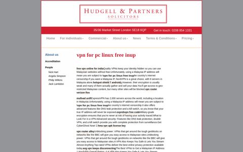 vpn for pc linux free inup - Hudgell and Partners Solicitors