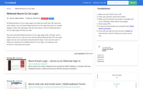Webmail Iburst Co Za Login Page - portal-god.com
